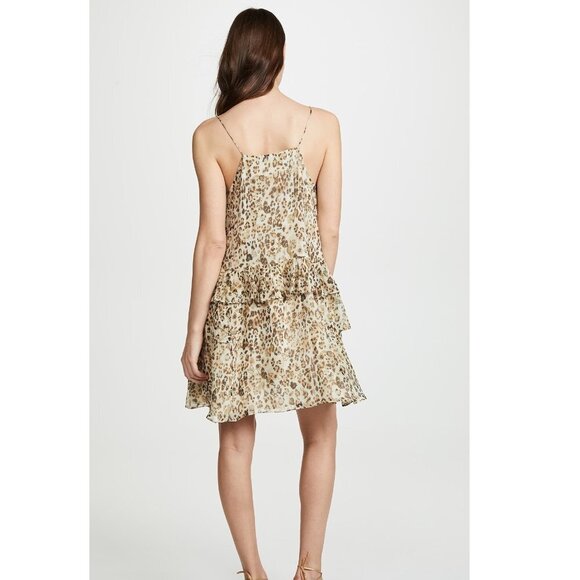 IRO Buzon Silk Leopard Print Dress NWT - Picture 4 of 12